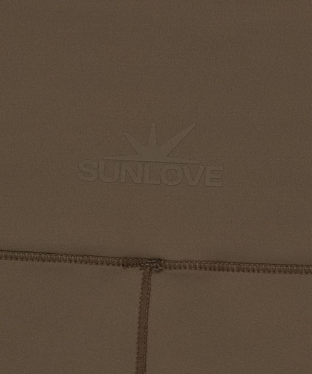 썬러브투어(SUNLOVETOUR) Active Crop Leggings Brown