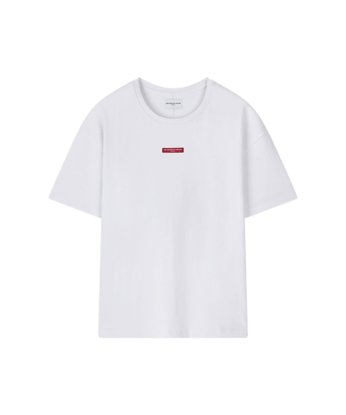 레코딩하우스(RECORDINGHOUSE) REC OVER FIT HALF-SLEEVE [WHITE]