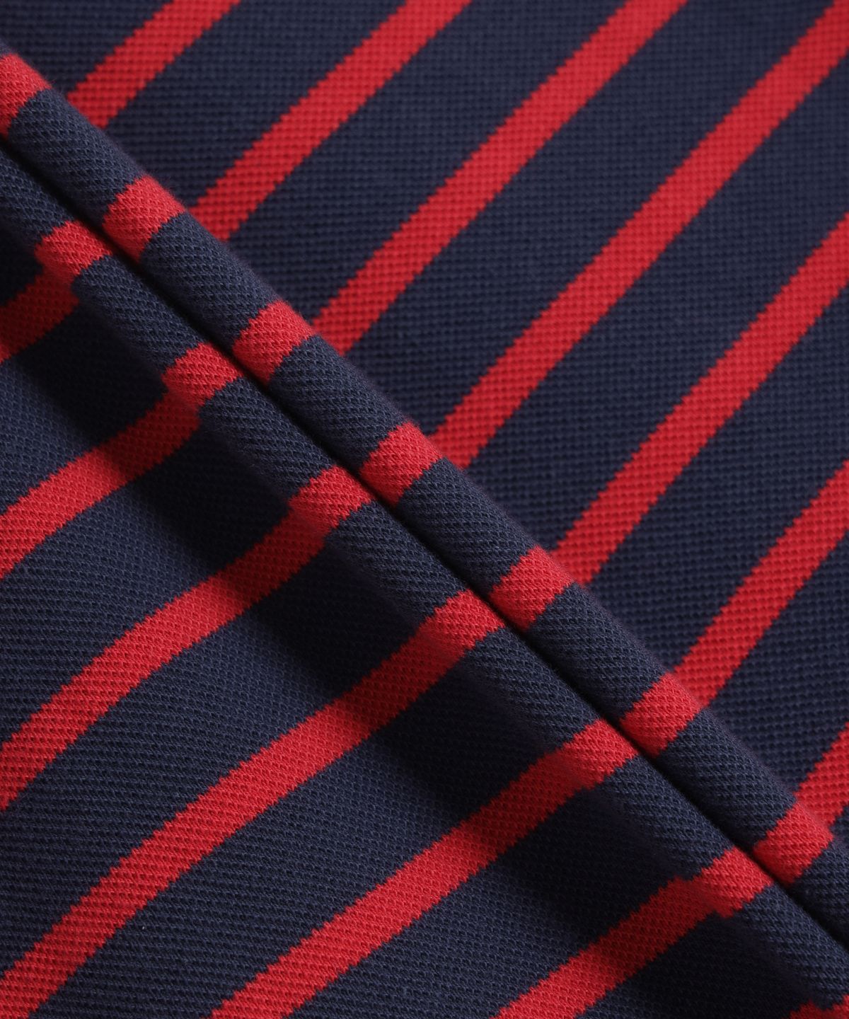 브룩스 브라더스(BROOKS BROTHERS) 슬림핏 마리너 스트라이프 피케 숏슬리브 폴로  (네이비) (BBNTMF9062QFM)