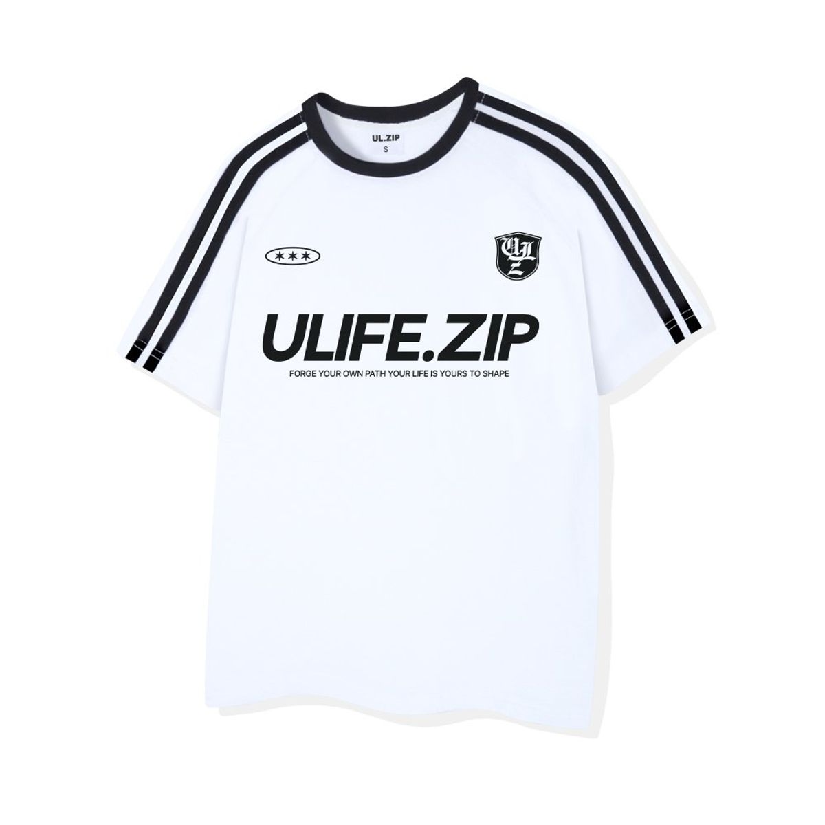 유라이프지(ULIFEZIP) 챔피언스타 오버핏 트랙 반팔티 4 Color [ULZE_2005]