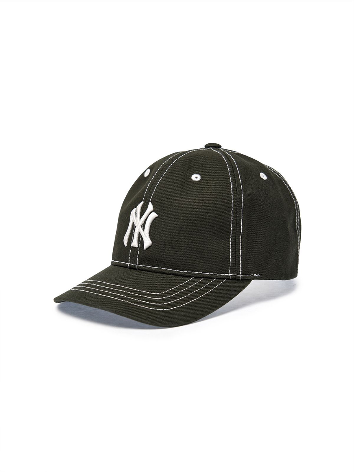 엠엘비 키즈(MLB KIDS) 스티치 워싱 볼캡 NY (D.Khaki)
