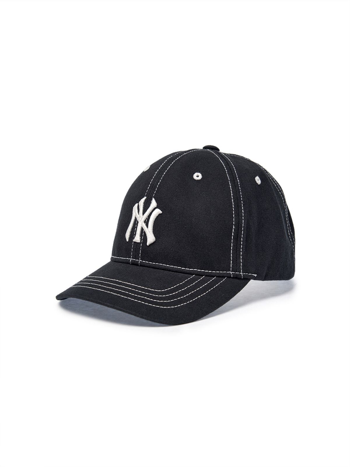 엠엘비 키즈(MLB KIDS) 스티치 워싱 볼캡 NY (Black)