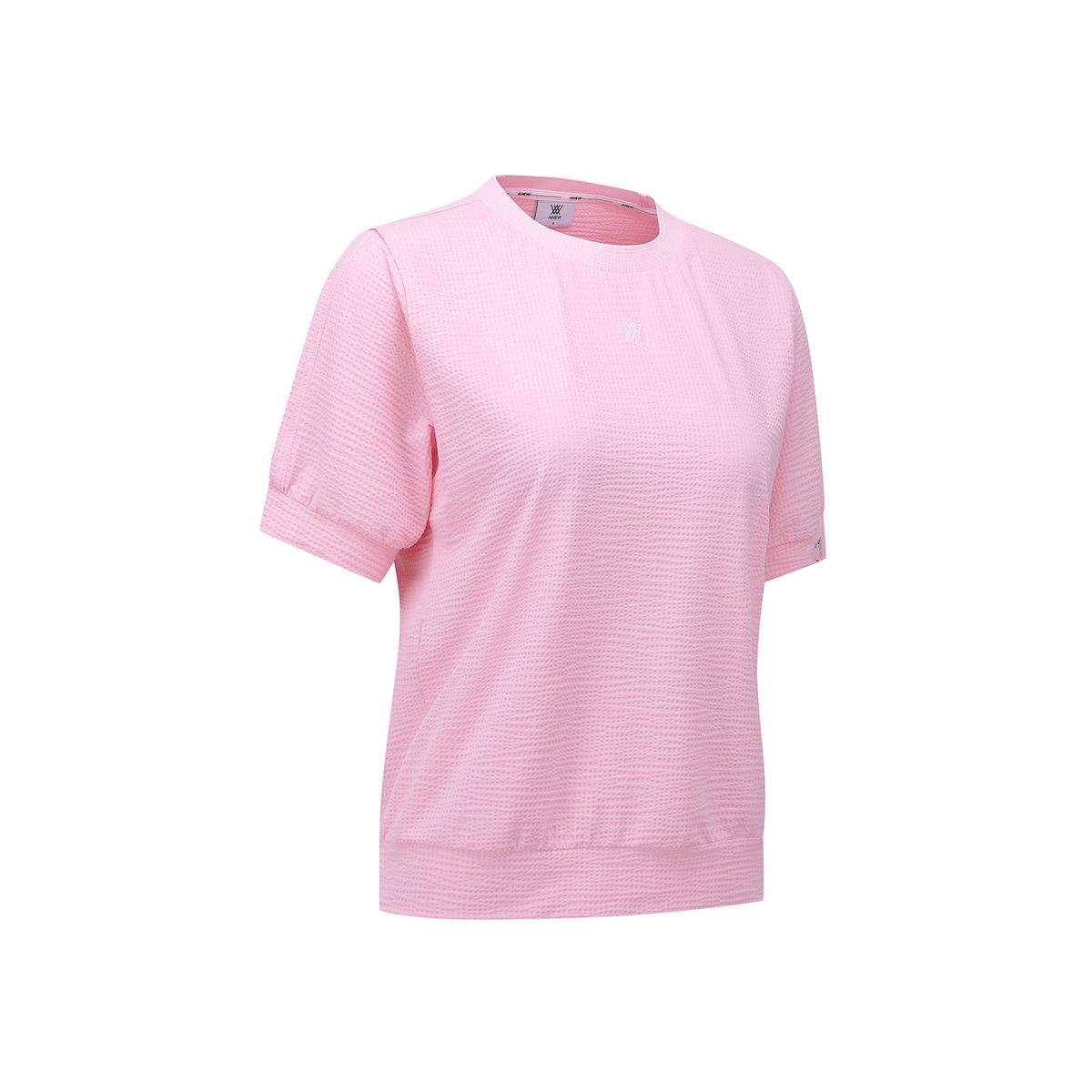 어뉴골프(ANEW GOLF) WOMEN SM ROUND SHORT T-SHIRT_PI