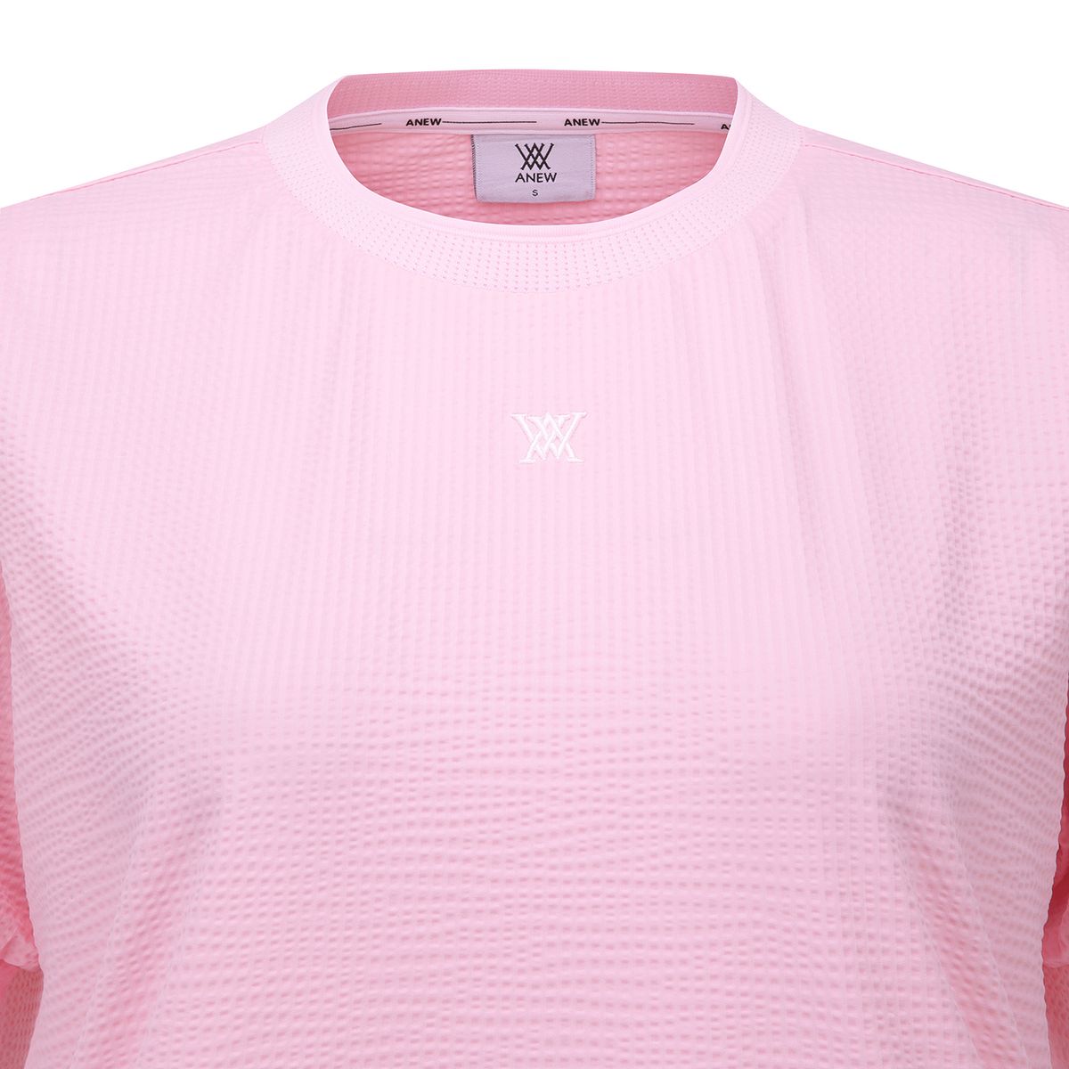 어뉴골프(ANEW GOLF) WOMEN SM ROUND SHORT T-SHIRT_PI