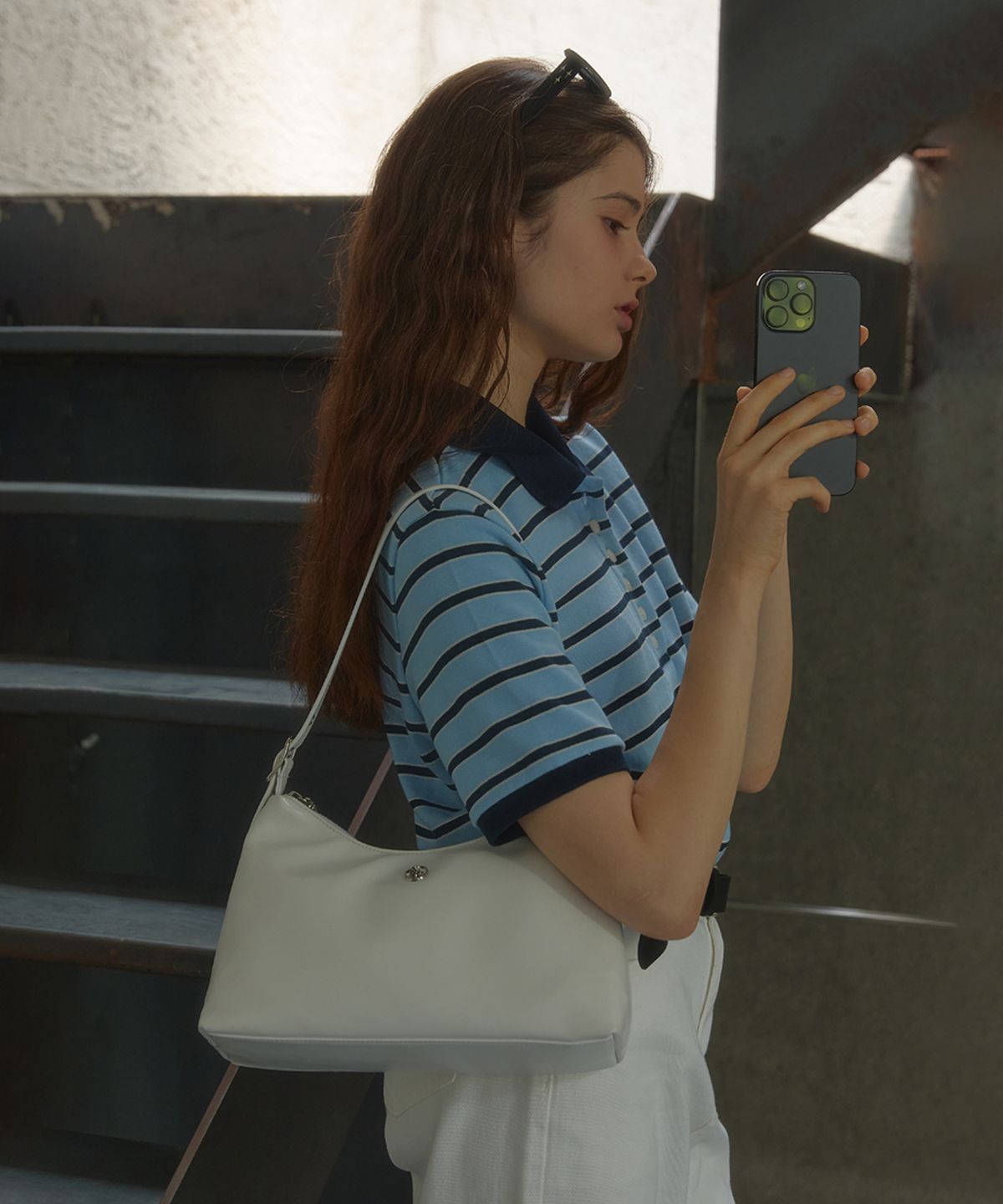 아노에틱(ANOETIC) ANC BELT SHOULDER BAG_IVORY