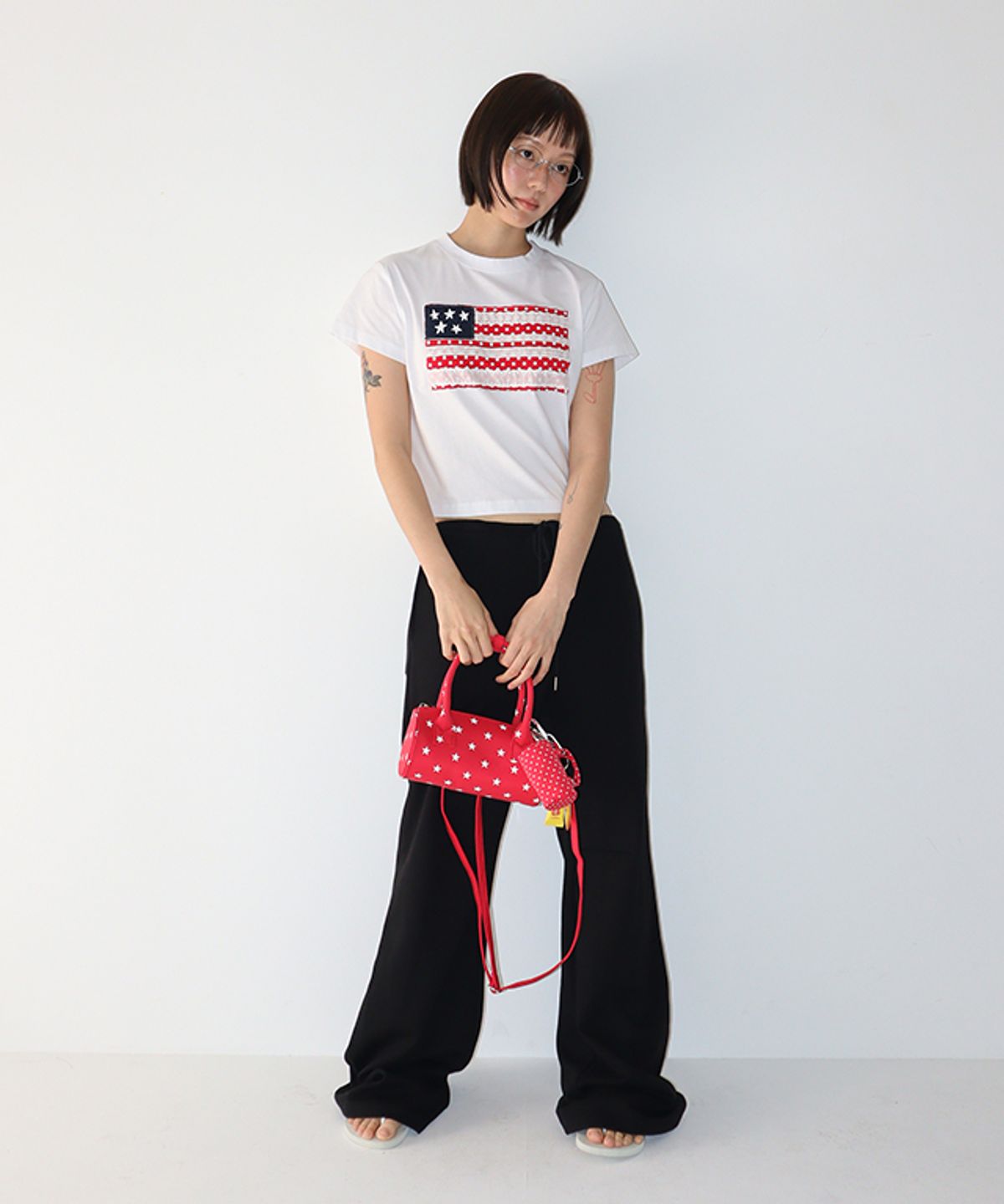 론론(RONRON) LOW RISE TRAINING PANTS BLACK