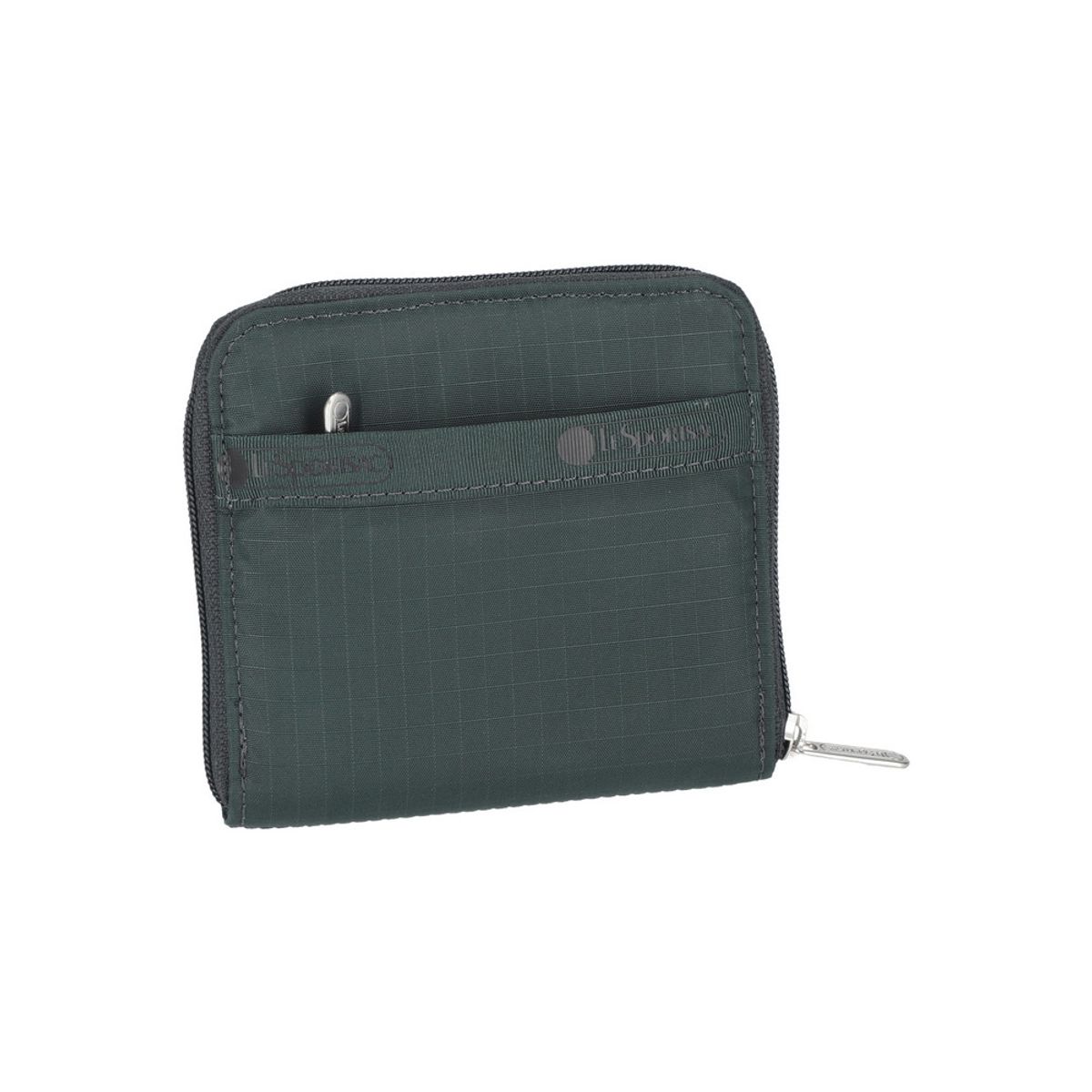 레스포색(LESPORTSAC) 미드나잇 그린 콤팩트 집 월렛 [1020.R190]