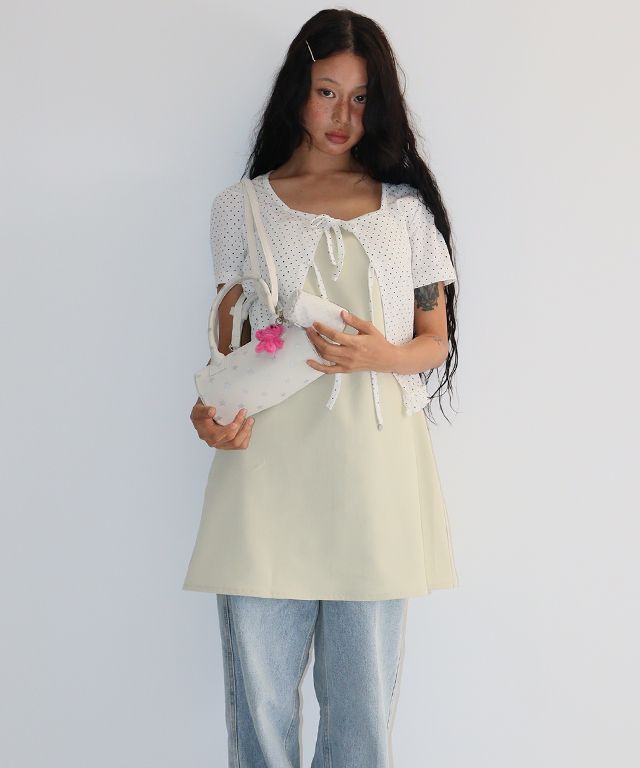 ワンピース RONRON SQUARE SUSPENDER DRESS BEIGE RR25BOP4199BE MUSINSA | RONRON SQUARE SUSPENDER DRESS BEIGE
