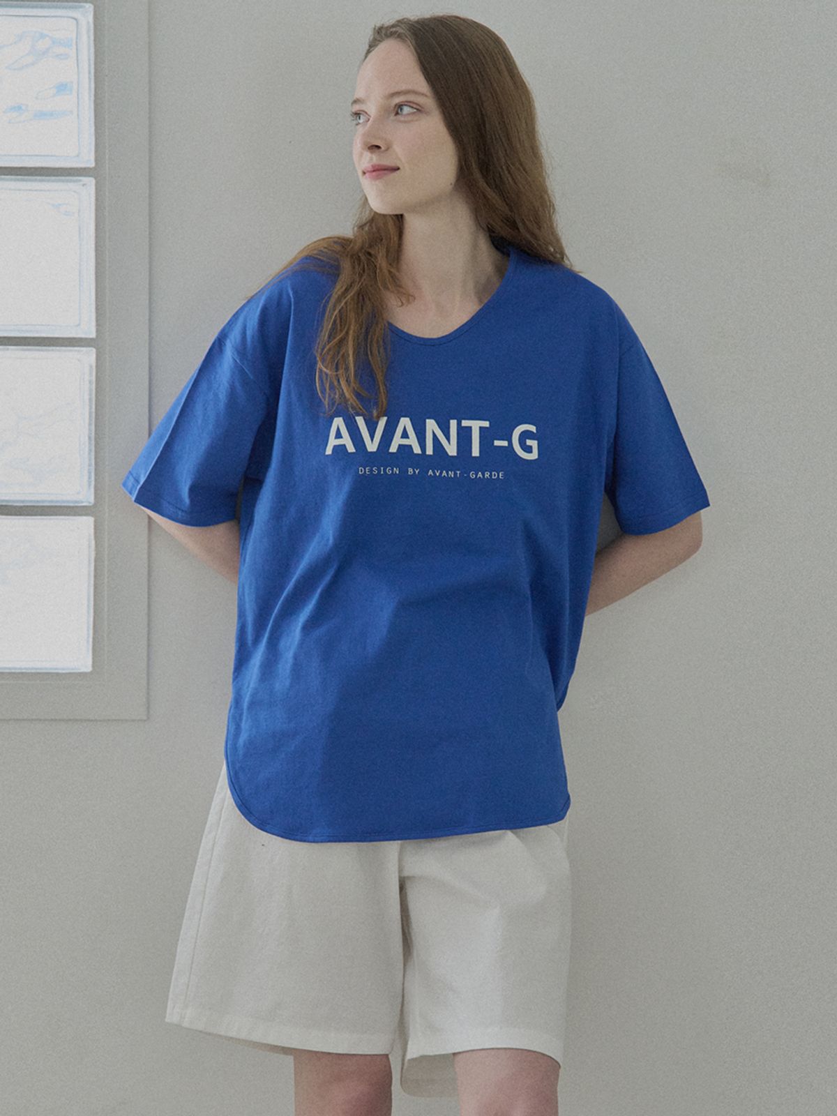 아방(AVANT-G) Cotton Span Short Pants - IVORY