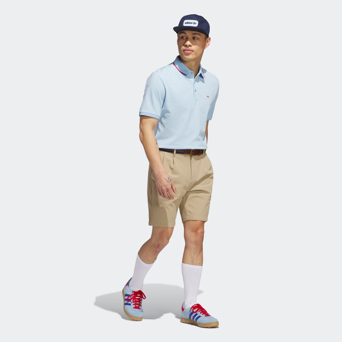 아디다스 골프(ADIDAS GOLF) 오리지널스 트위스트니트 트레포일 폴로 셔츠 JH3863