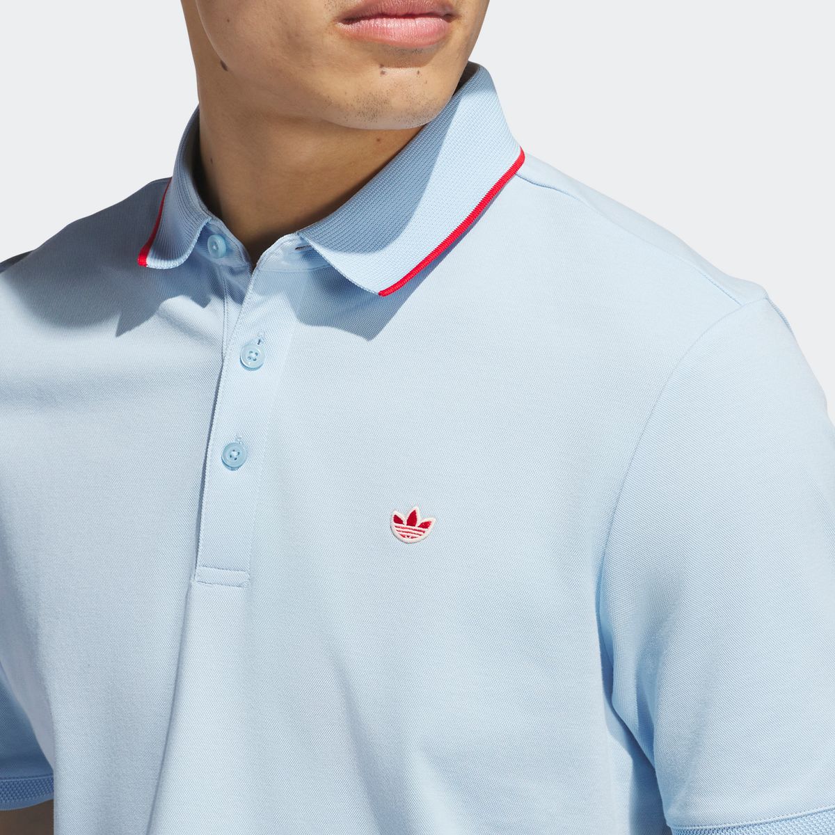 아디다스 골프(ADIDAS GOLF) 오리지널스 트위스트니트 트레포일 폴로 셔츠 JH3863