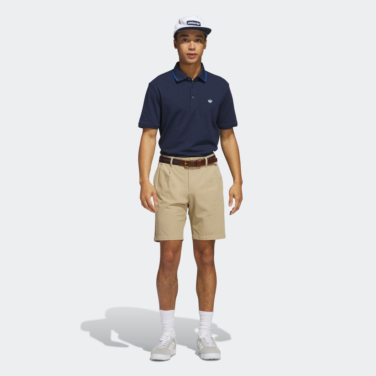 아디다스 골프(ADIDAS GOLF) 오리지널스 트위스트니트 트레포일 폴로 셔츠 JH3859