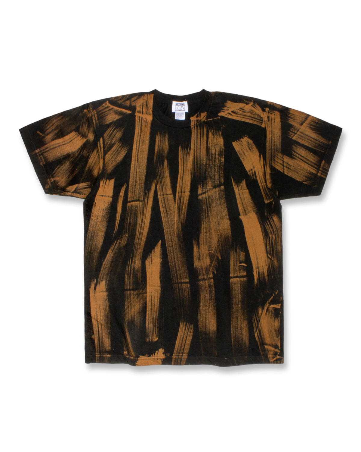 미디엄스(MEDIUMS) Brush Dyed Tee - Black (브러쉬 다이 티셔츠)