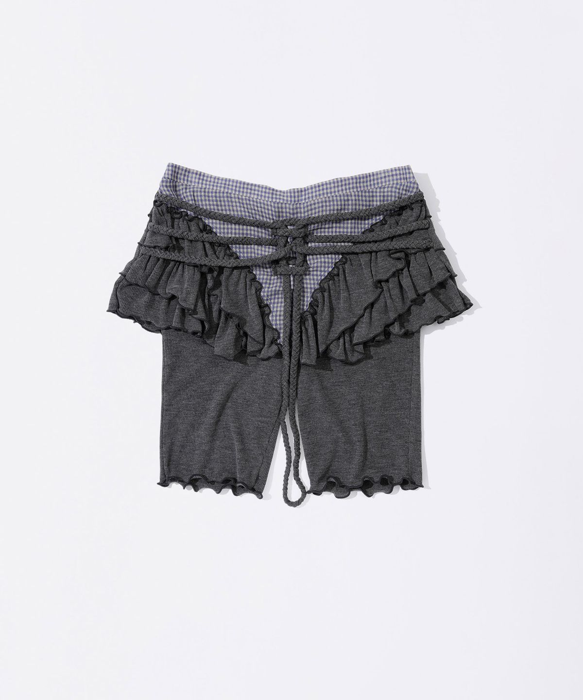 스컬프터(SCULPTOR) Braided Cottage Skort Charcoal