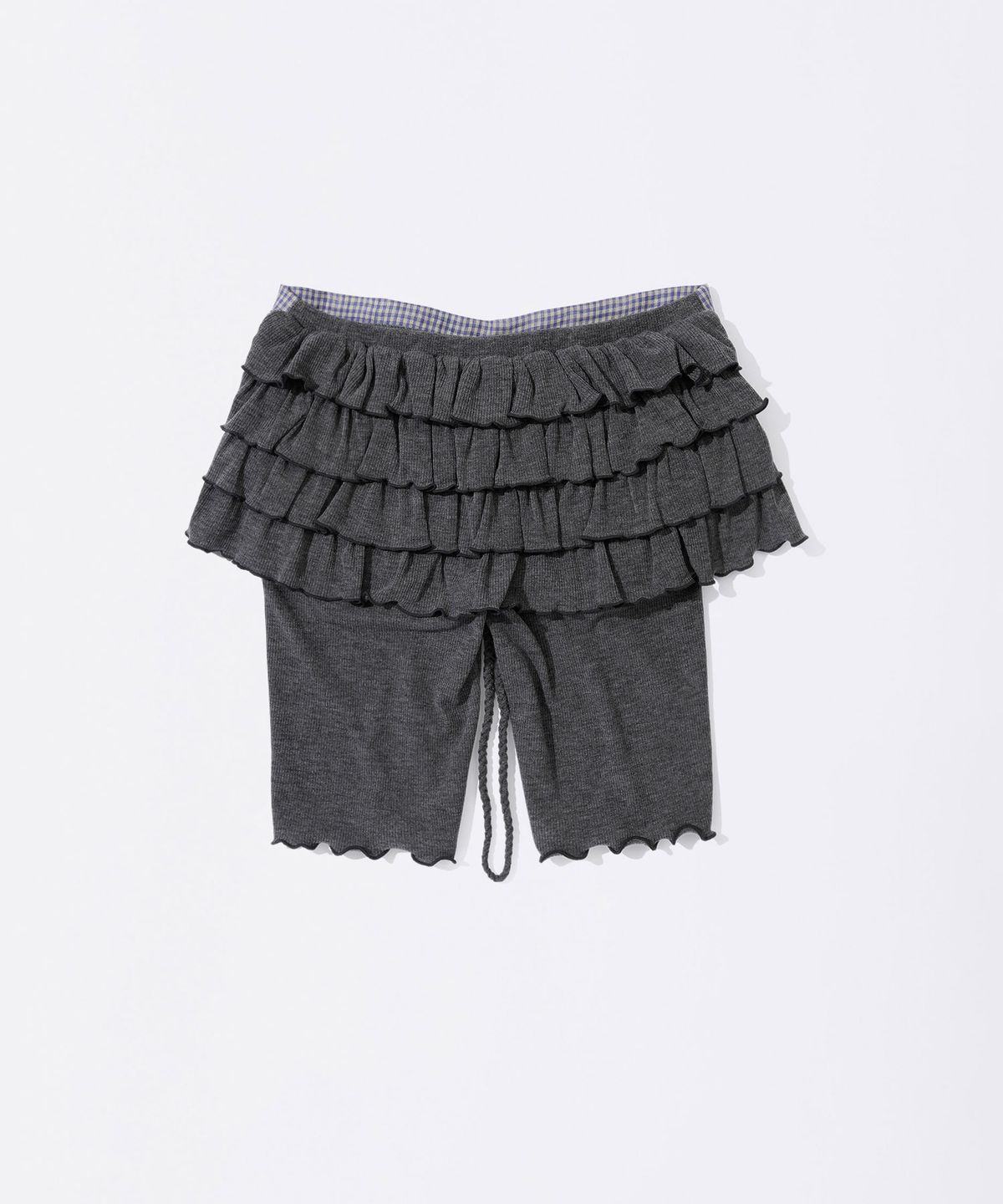 스컬프터(SCULPTOR) Braided Cottage Skort Charcoal