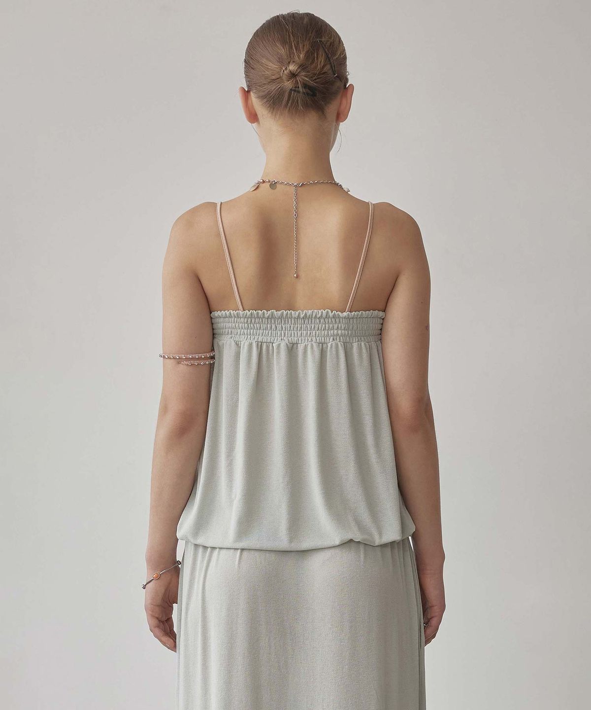 스컬프터(SCULPTOR) 2way Nymphs Tube Dress Misty Blue