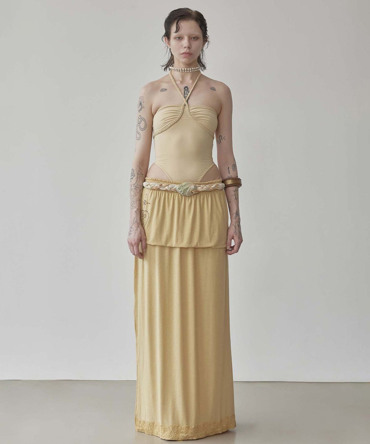 스컬프터(SCULPTOR) Braided Bodysuit Raw