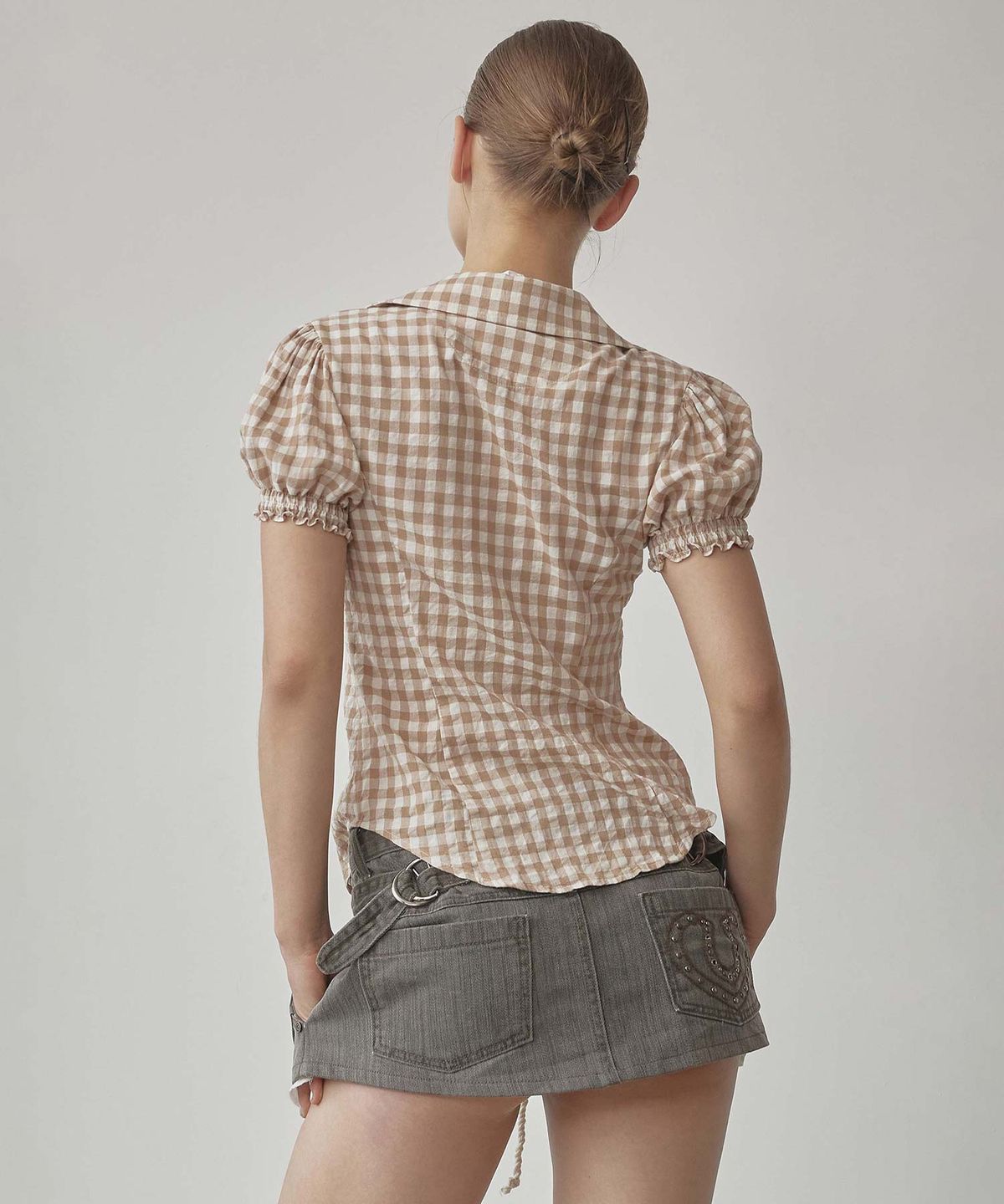 스컬프터(SCULPTOR) Cottage Open Blouse Raw
