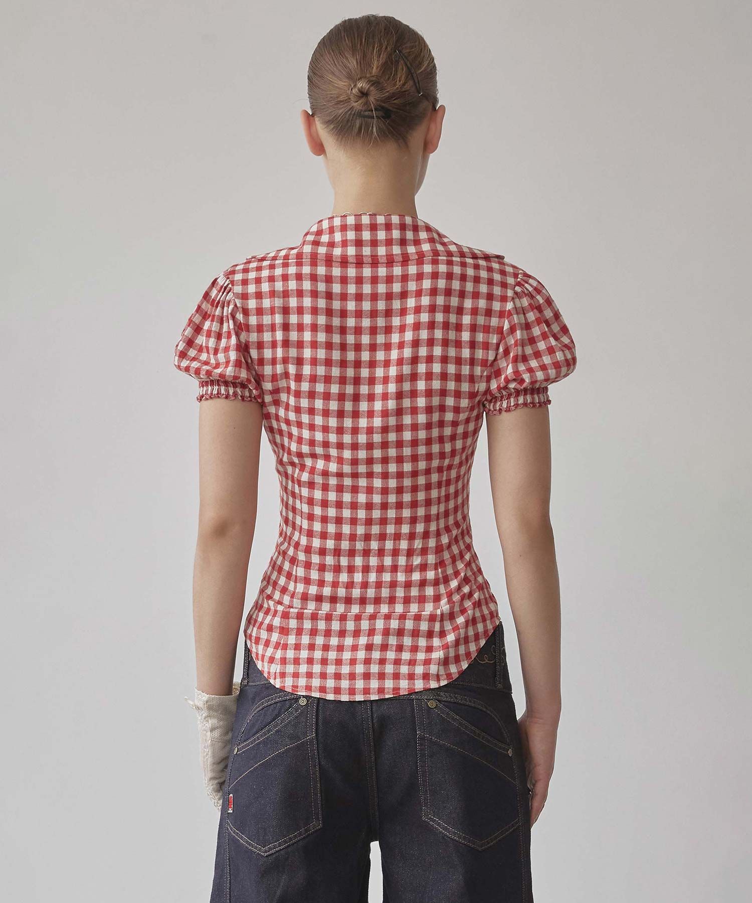 ★SCULPTOR★ Cottage Open Blouse Raw SC25S241IV MUSINSA | SCULPTOR Cottage Open Blouse Raw
