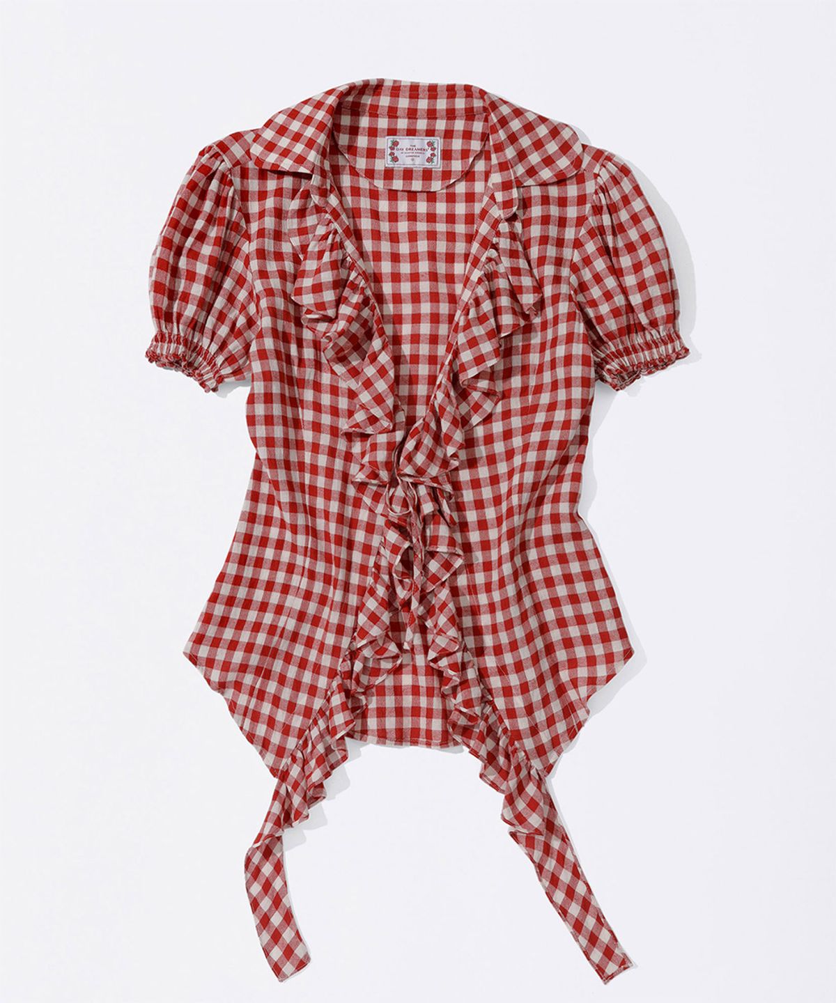 스컬프터(SCULPTOR) Cottage Open Blouse Red