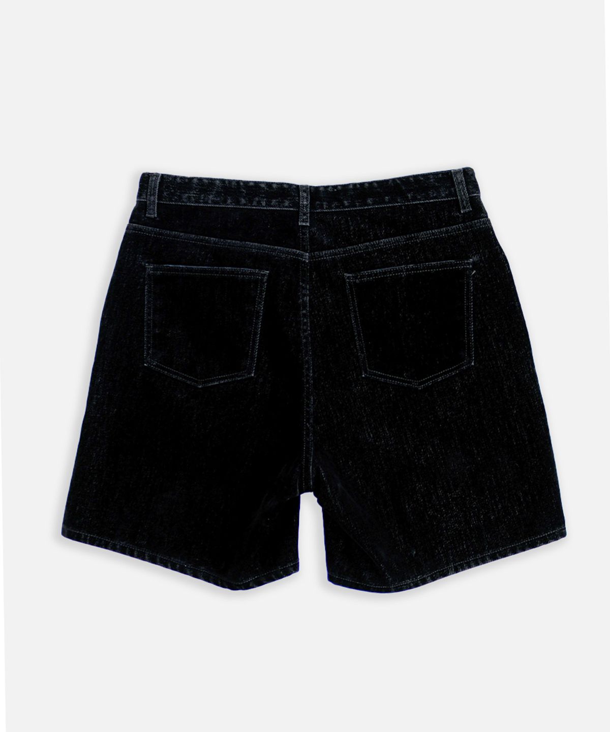 애니타임로릭(ANYTIME LOREAK) DAHLIA VELVET SHORTS - BLACK