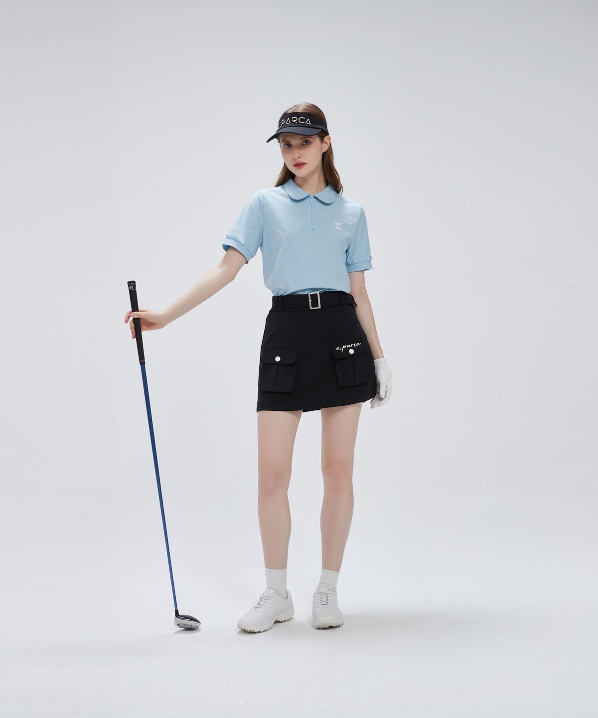 이파르카(E.PARCA) 아르고동 숏 슬리브 탑