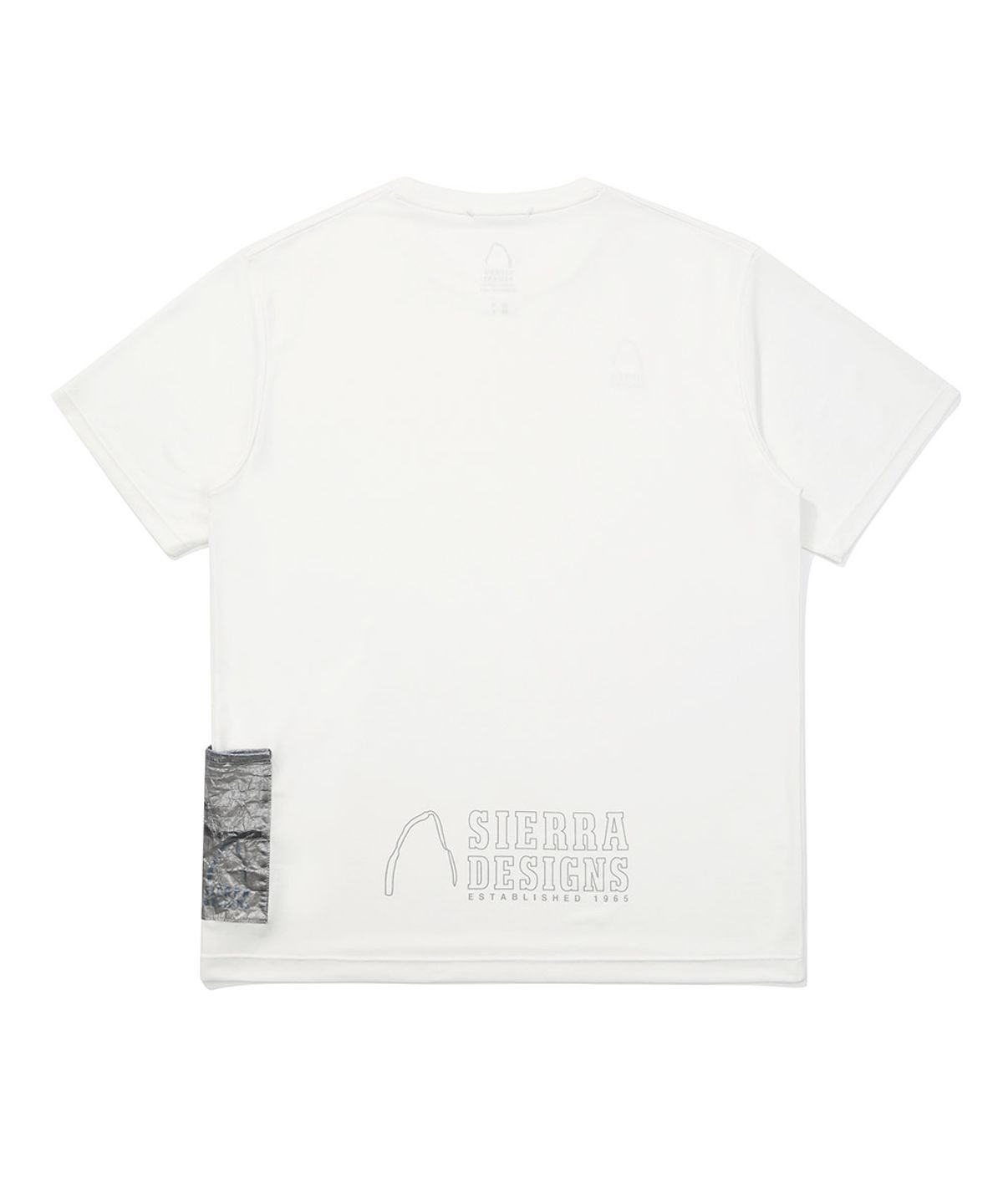 시에라디자인(SIERRA DESIGNS) 60th 다이니마 포켓 패커블 반팔티셔츠 WHITE