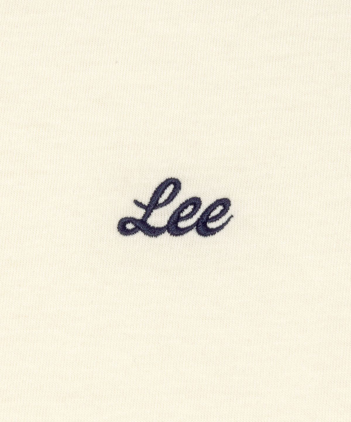 리(LEE) 우먼 래글런 크롭 티셔츠 네이비