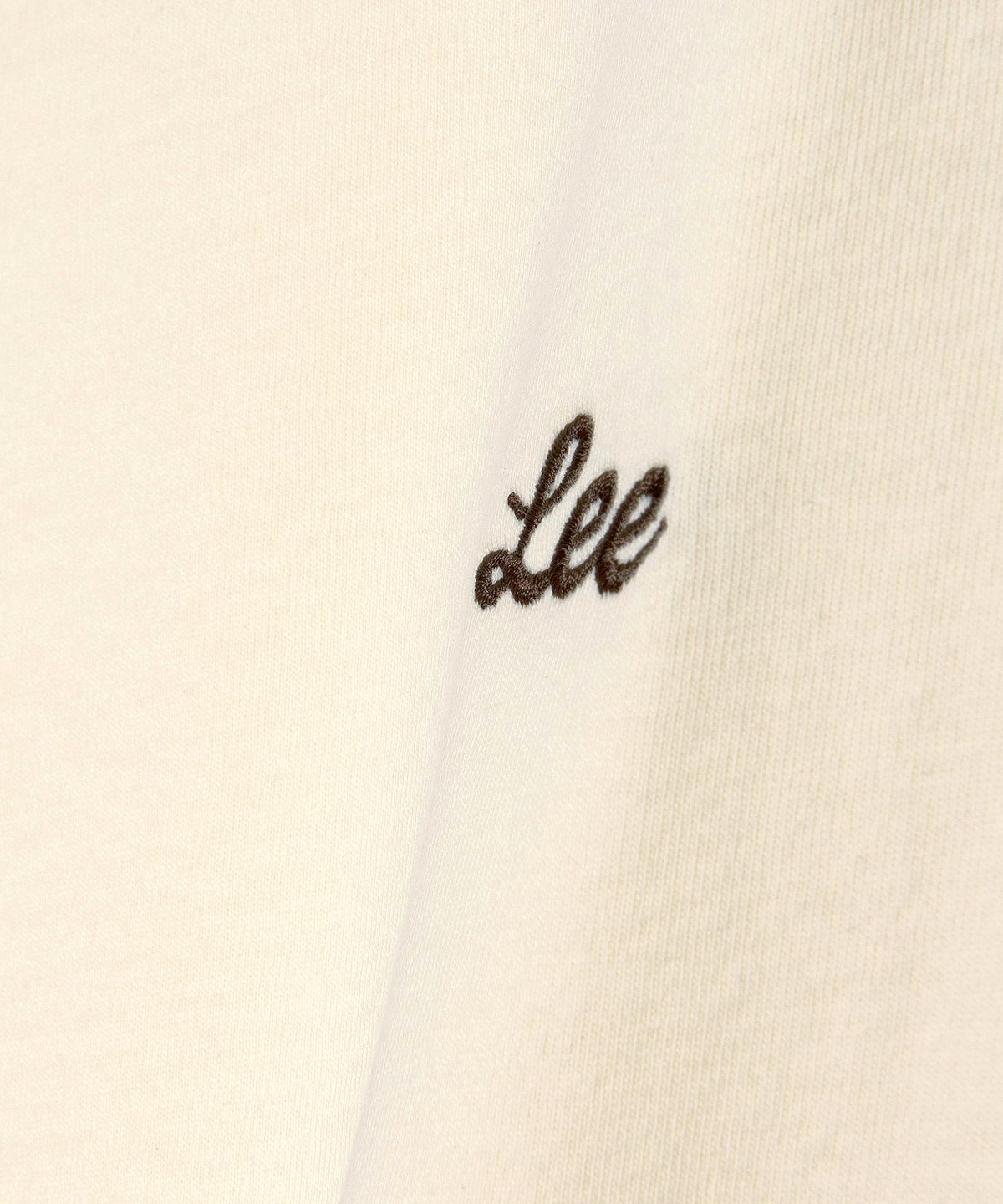 리(LEE) 우먼 래글런 크롭 티셔츠 브라운