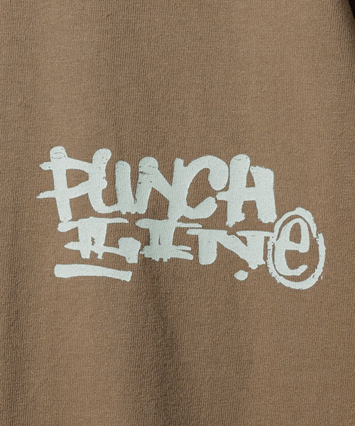 펀치라인(PUNCHLINE) 택시 드라이브 반팔 베이지 INST9201