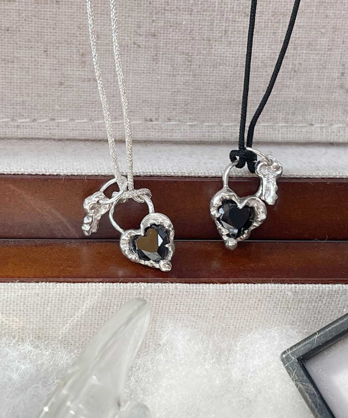 펄시(PERSY) MESSAGE LOCK NECKLACE