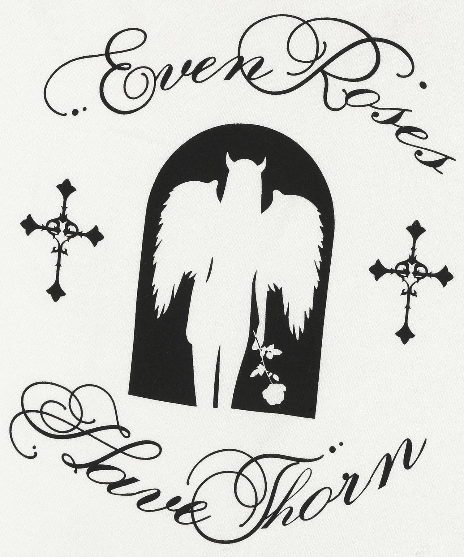 Tシャツ・カットソー [NIIER NOR] BAD ANGEL SLIM TEE MUSINSA | NIIER NOR BAD ANGEL SLIM TEE_WHITE