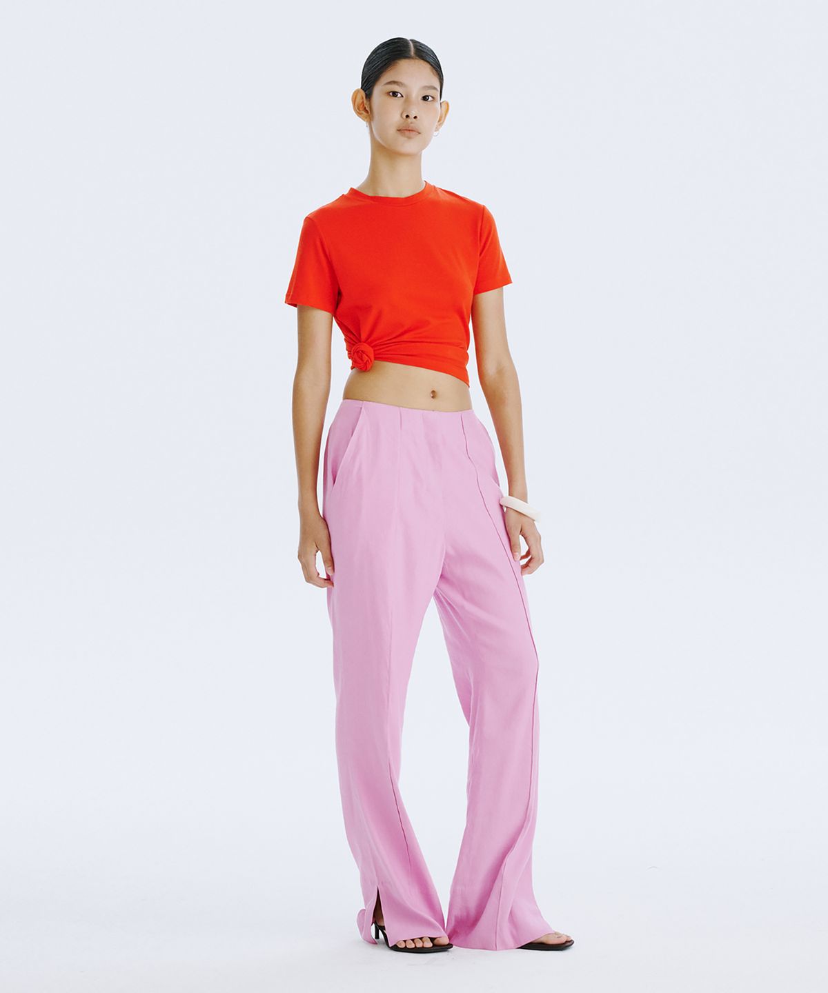 분더캄머(WNDERKAMMER) 25 Basic Short Sleeve T_Red(25 베이직 반팔 티셔츠_레드)