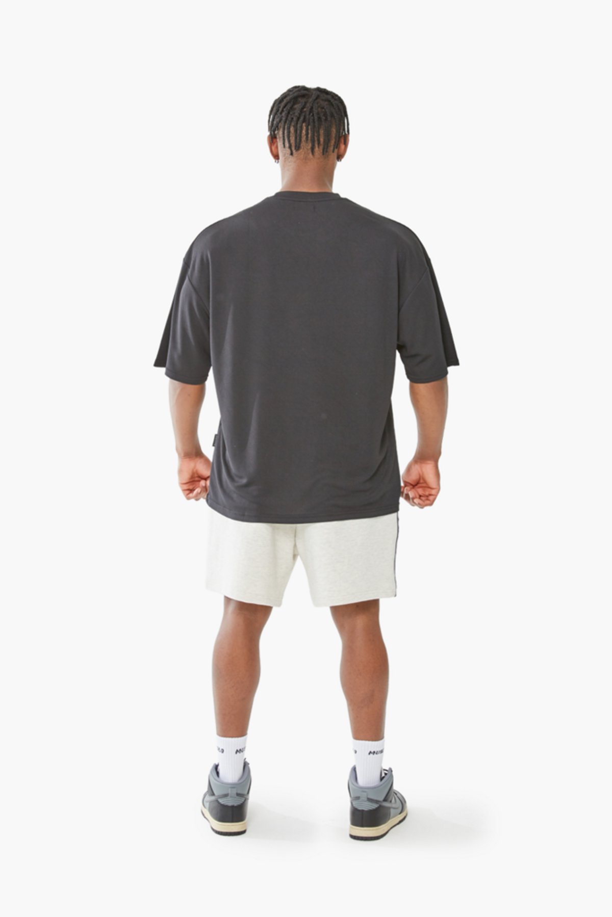 머스콜로(MUSCOLO) AIR COOLING TECH SHORT SLEEVE BLACK(BROWN)