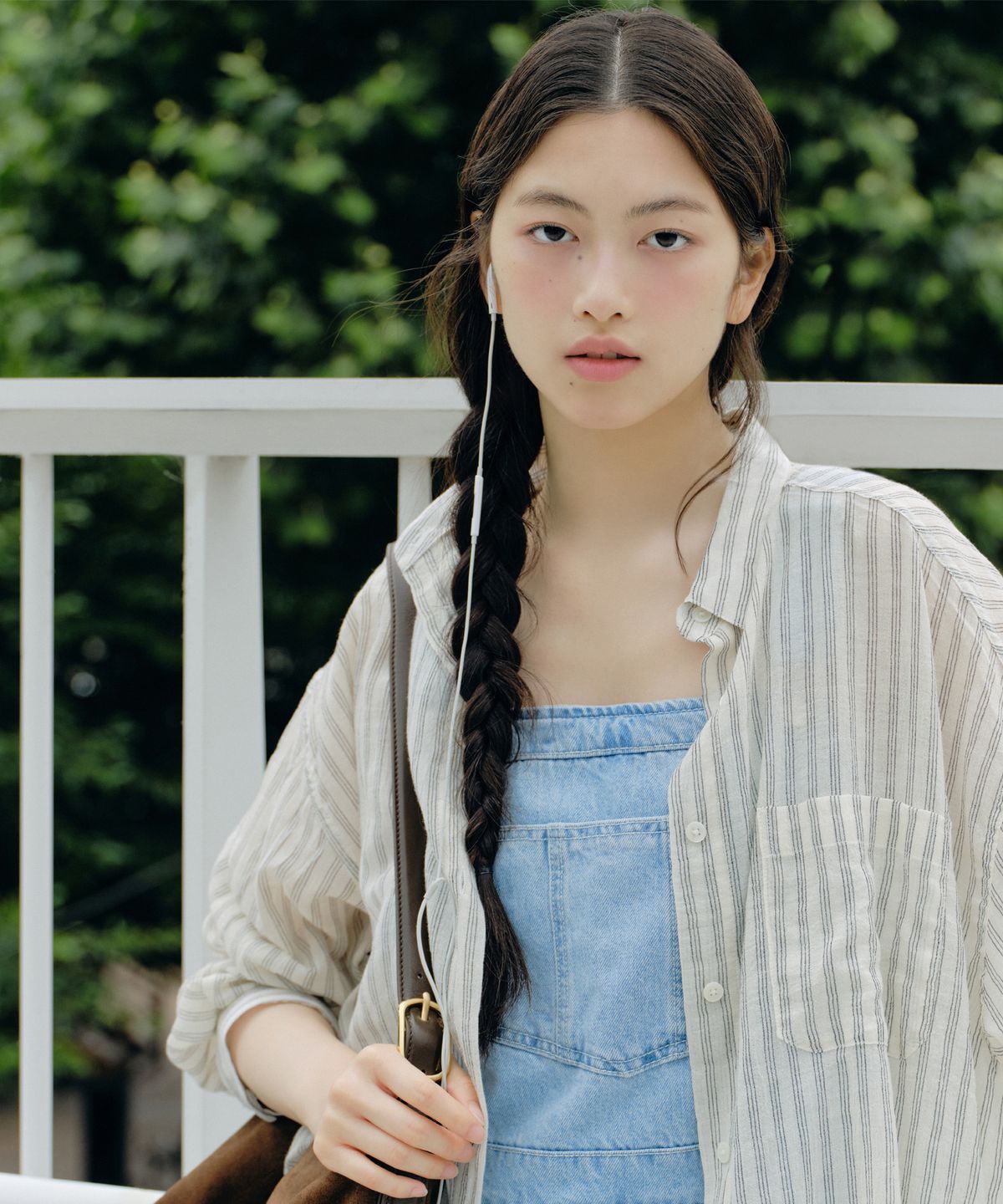 유라고(URAGO) Airy loose sheer shirt