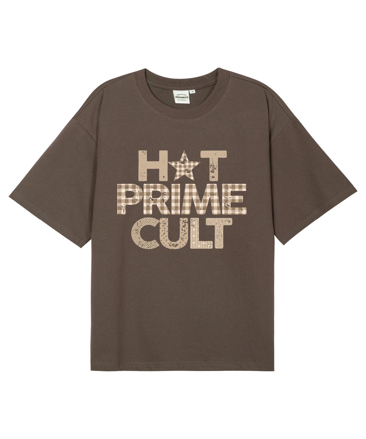 프라임에이트(PRIMATE) CHECK_RUSTEE 오버핏 반팔티셔츠 8 COLORS