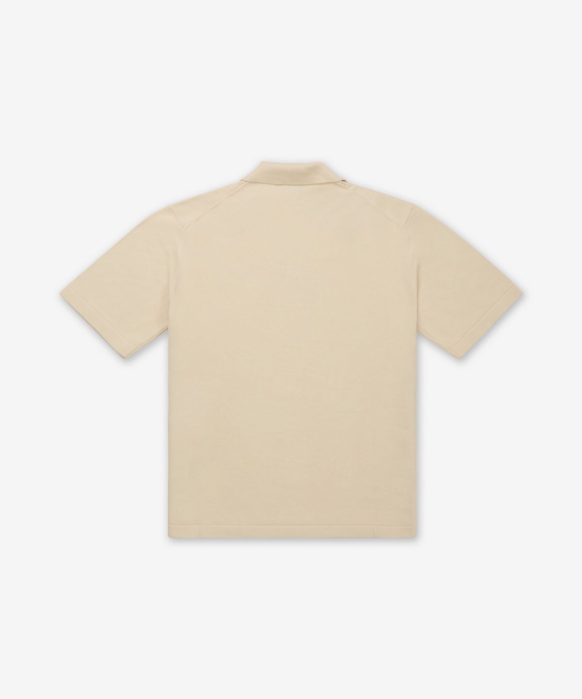 메종 키츠네(MAISON KITSUNE) 볼드 폭스 엠브로이더드 반소매 폴로 셔츠 - 리치 바닐라 / OM00205KT11350145