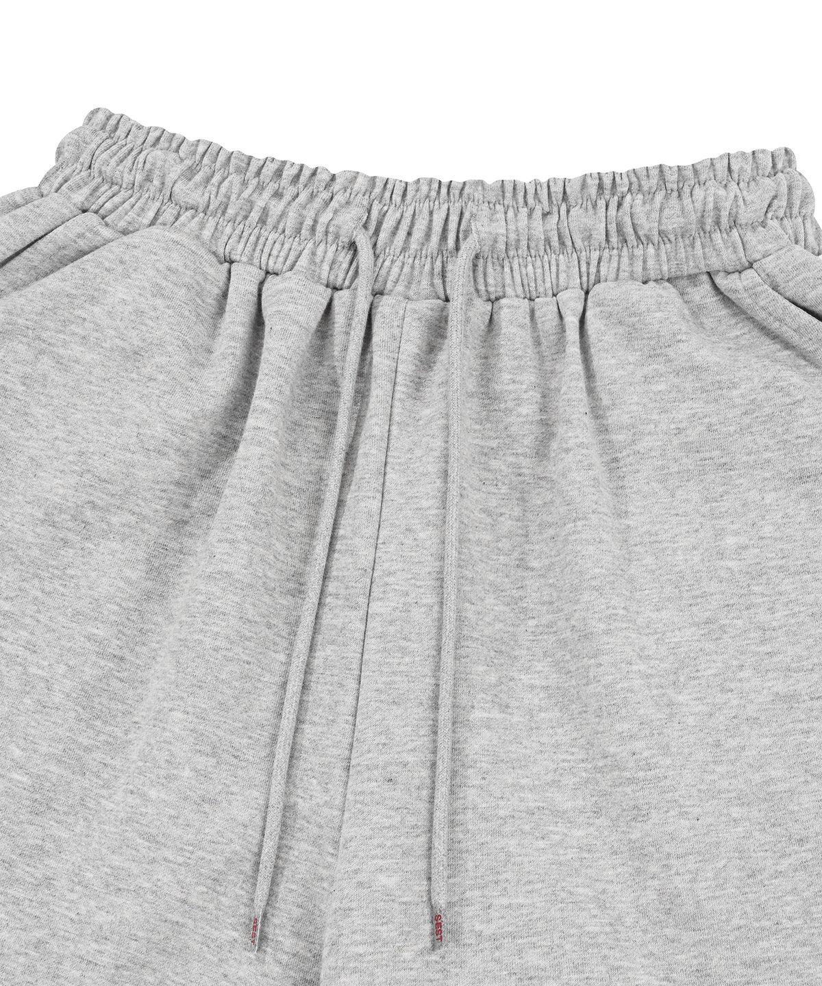 에스이에스티(S'EST) Lace Track Bermuda Shorts Gray