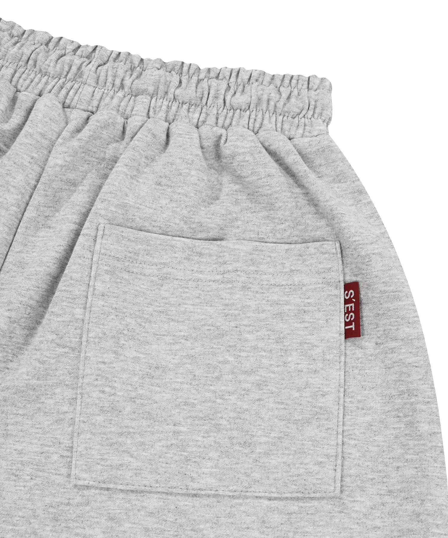 MUSINSA | S'EST Lace Track Bermuda Shorts Gray