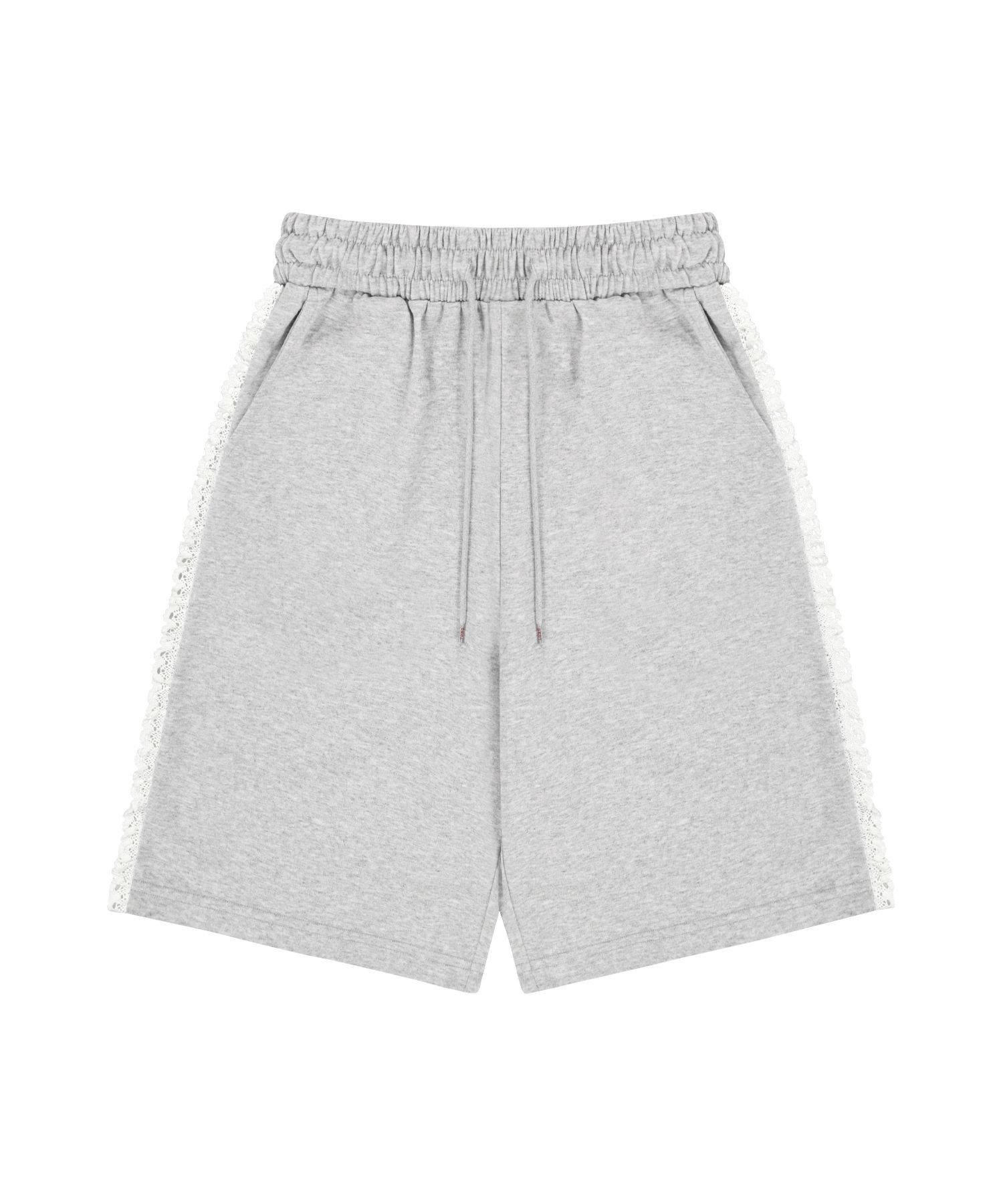 日本初の MUSINSA | Gray Shorts Bermuda Track Lace S'EST パンツ