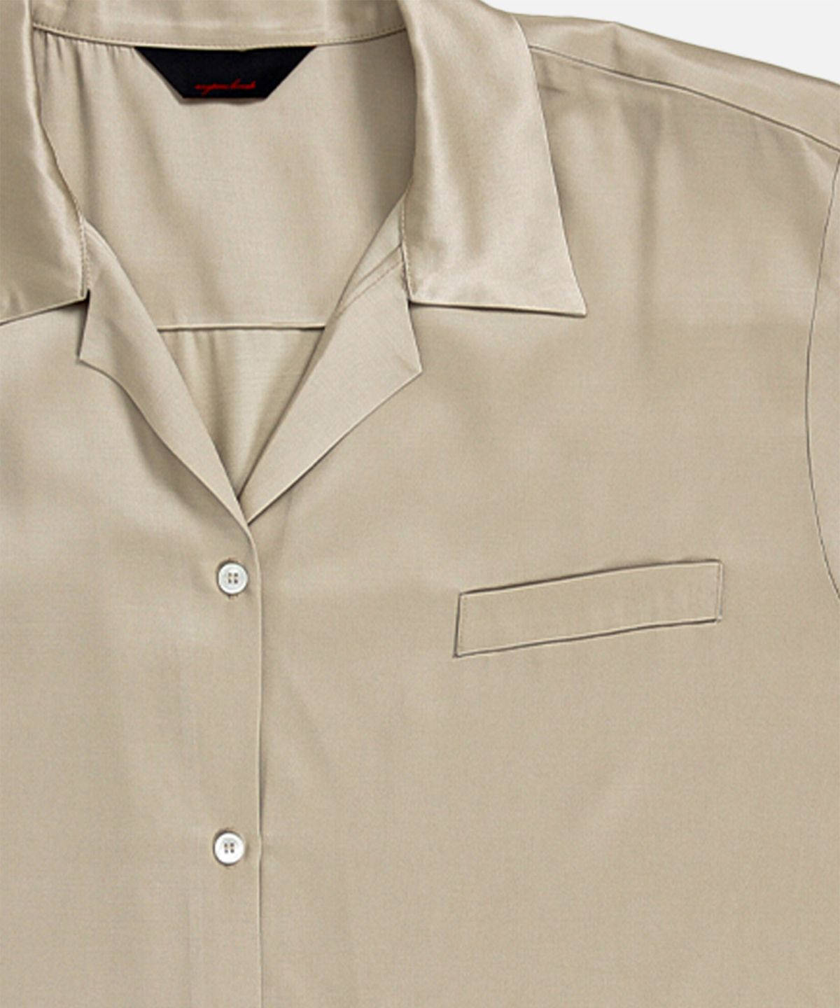 애니타임로릭(ANYTIME LOREAK) LILIUM SILK SHIRT - BEIGE