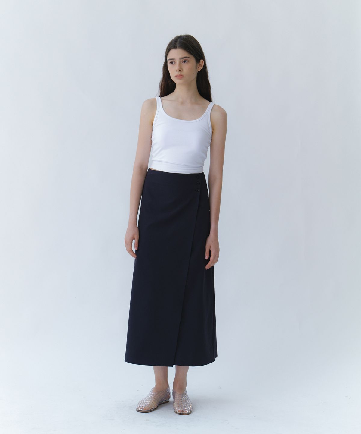 유라고(URAGO) Cotton modal tank top