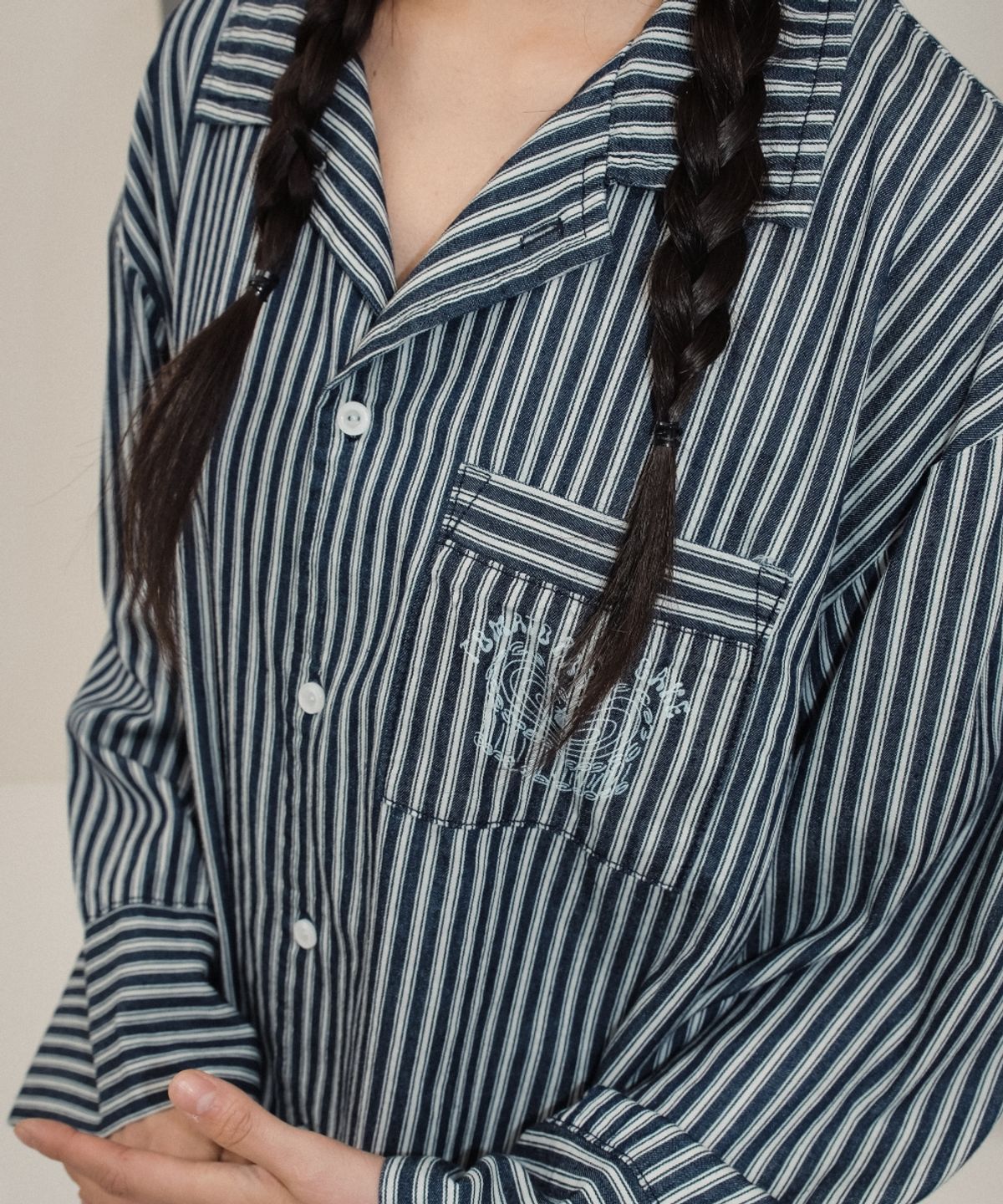 멧앤멜(MATT AND MEL) [TOBAKE] Stripe Pajama Set