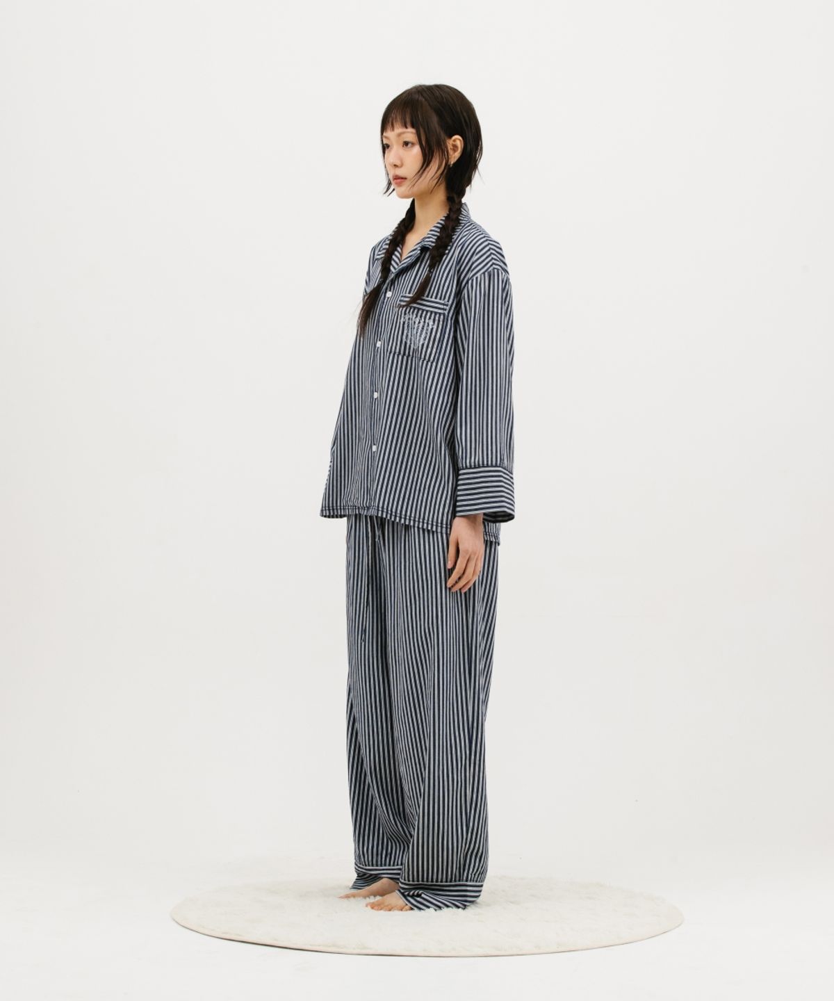 멧앤멜(MATT AND MEL) [TOBAKE] Stripe Pajama Set