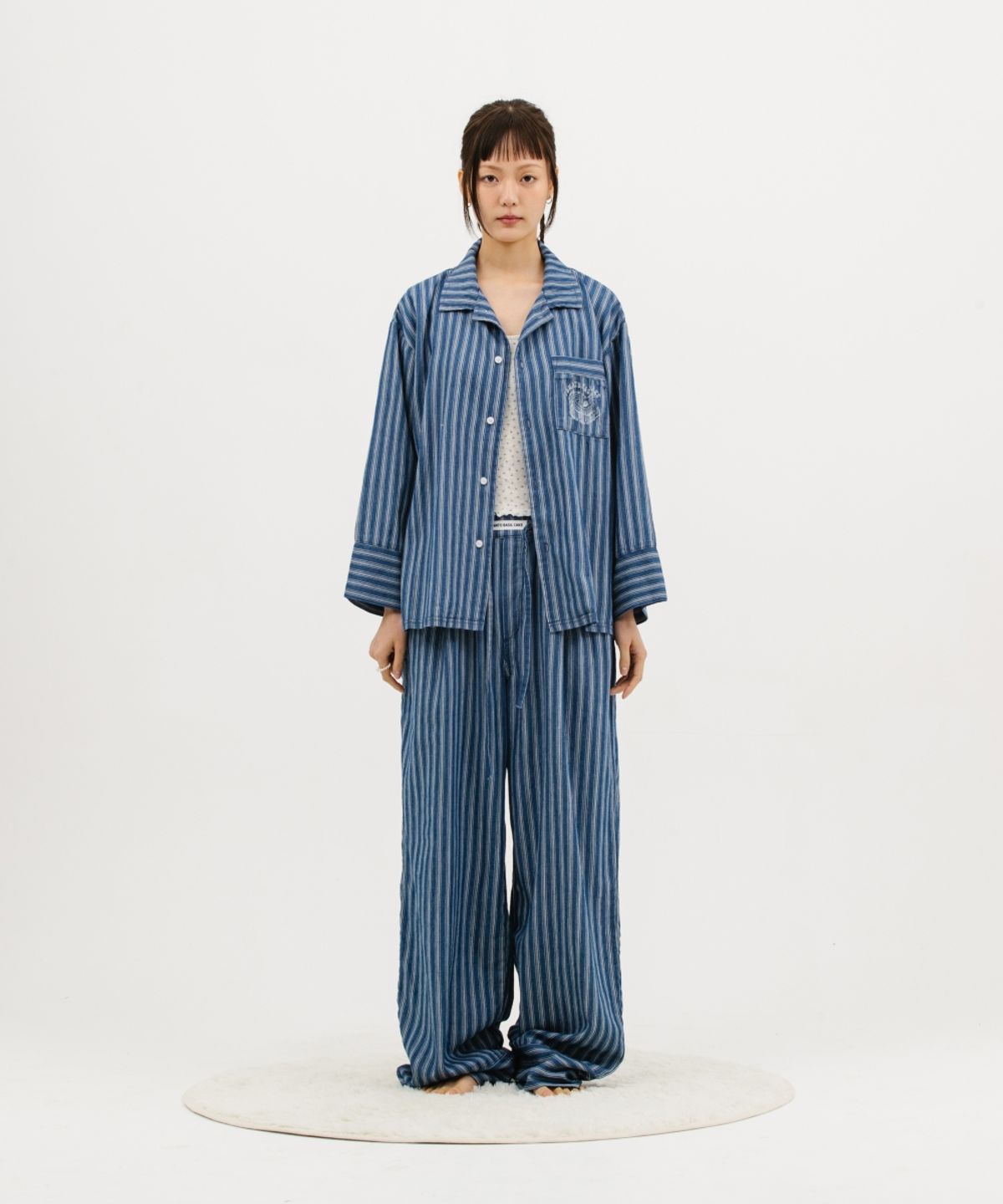멧앤멜(MATT AND MEL) [TOBAKE] Stripe Pajama Set