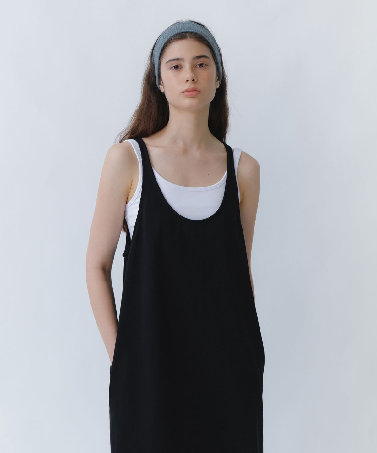 유라고(URAGO) Dove cotton sleeveless dress