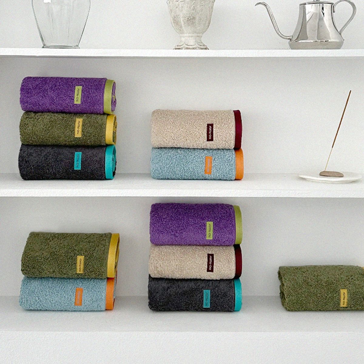 송월타올(SONGWOL TOWEL) RIO-RWAY 리오르웨이 40수 코마사 호텔수건 10매 페이스타올