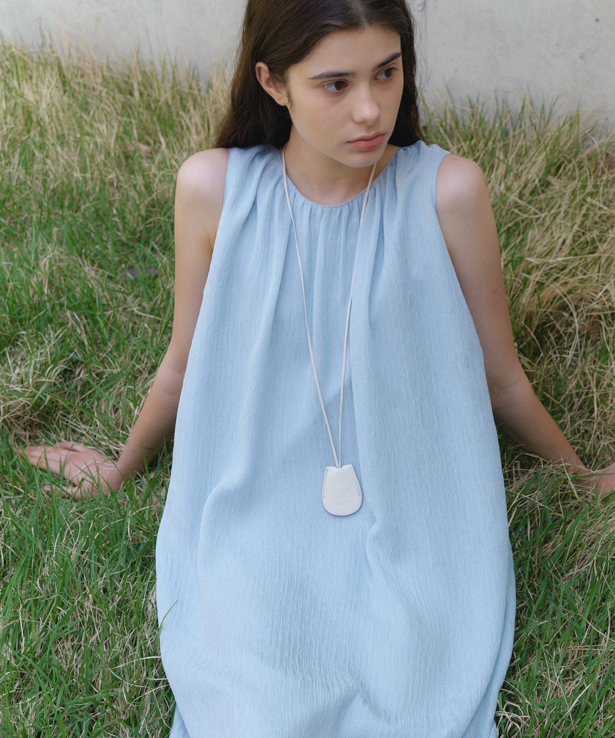 유라고(URAGO) Cloud sleeveless long dress