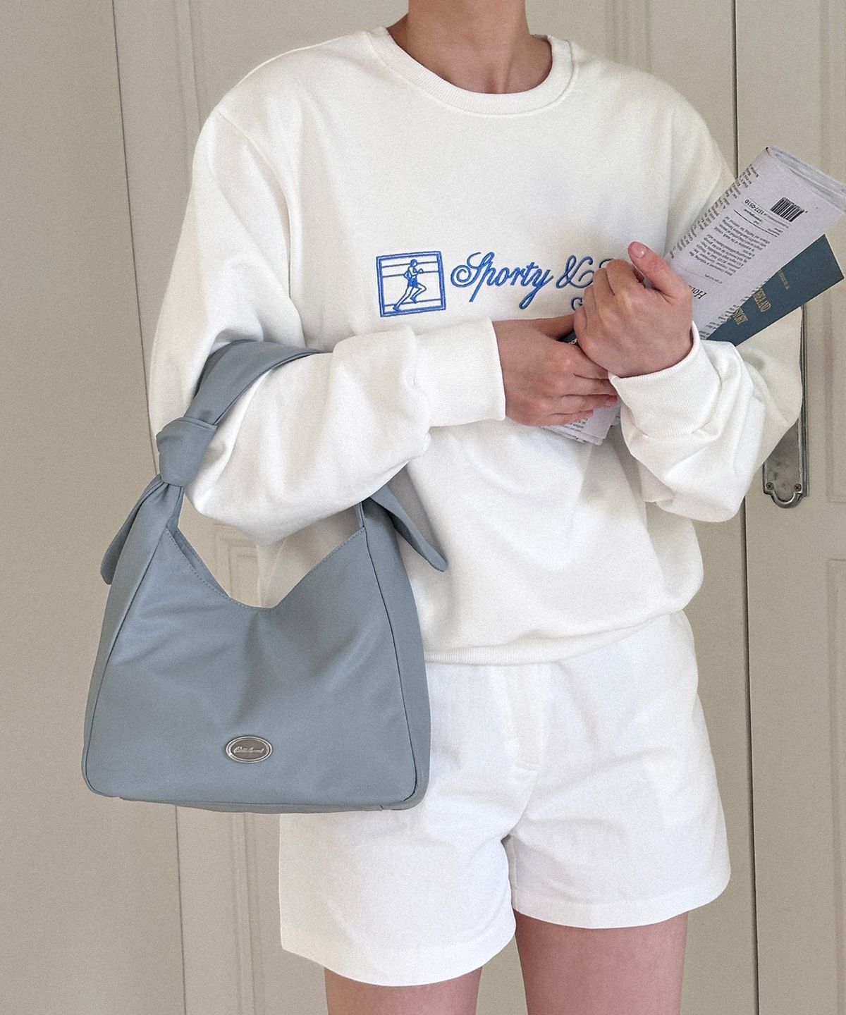 꼬떼드무아(COTEDEMOI) Aerien Flow Bag - Misty Blue (3Way)