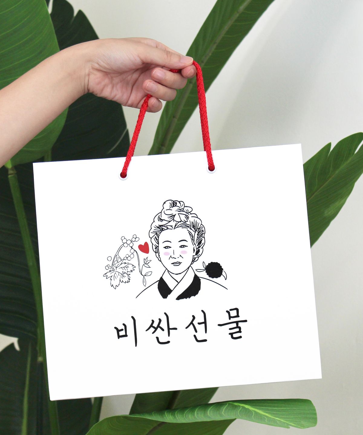 달퐁이네 문방구(DALPHONG) 선물에 진심, 쇼핑백 4개 세트